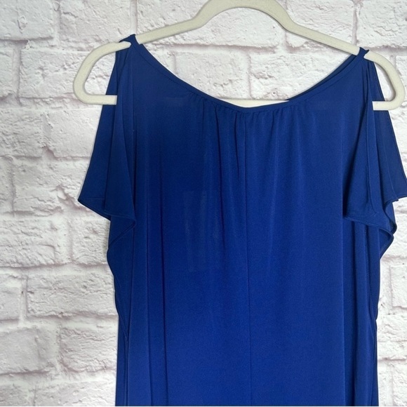 Tibi Blue Flutter Sleeve Jumpsuit - Picture 5 of 13